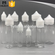 special type different size PET e liquid bottle with cap